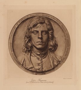 John Flaxman, brytyjski rzeźbiarz (fotograwiura) autorstwa Walter L. Colls