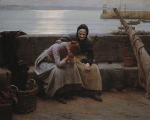 „Nigdy rano nie nosiłem do wieczora, ale serce pękło” autorstwa Walter Langley
