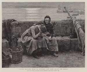 Nigdy poranek nie zamienił się w wieczór, ale jakieś serce pękło autorstwa Walter Langley