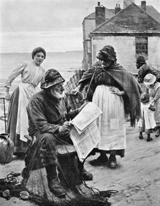 Kiedy łodzie są daleko, 1903. autorstwa Walter Langley