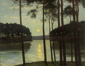 Wieczorna atmosfera w Schlachtensee