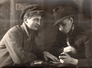 Felix Bressart i Walter Limot w filmie Tragedia w kopalni