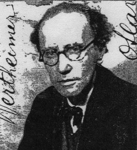 Oskar (Oscar) von Wertheimer, węgierski pisarz (ur. 1892 w Wiedniu - zm. 1944) (zdjęcie czarno-białe)