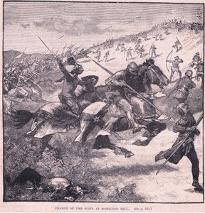 Szarża Szkotów w Homildon Hill AD 1402 autorstwa Walter Paget
