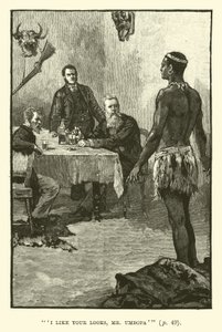 Ilustracja do Kopalni Króla Salomona autorstwa H Rider Haggard autorstwa Walter Paget