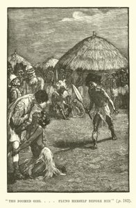 Ilustracja do Kopalni Króla Salomona autorstwa H Rider Haggard autorstwa Walter Paget