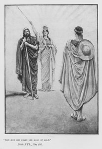 Ilustracja do Odysei Homera Papieża (lito) autorstwa Walter Paget