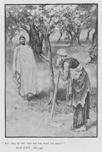 Ilustracja do Papieskiej Odysei Homera (lito) autorstwa Walter Paget