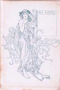 Projekt okładki wewnętrznej (zielona i biała), 1900 autorstwa Walter Paget