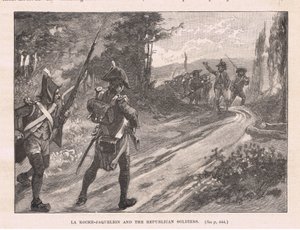 La Roche Jaquelein i żołnierze republikańscy AD 1795 autorstwa Walter Paget
