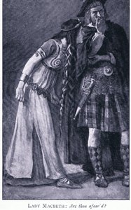 Lady Makbet: Czy się boisz, 1900 autorstwa Walter Paget