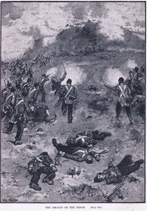 Szturm na Redan 1855 AD autorstwa Walter Paget
