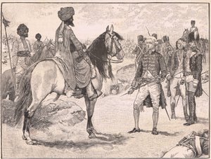 Poddanie Baillie Hyder Ali AD1780 autorstwa Walter Paget