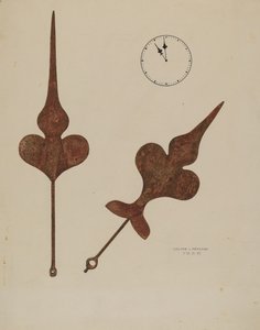 Kościelne wskazówki zegara, 1938.