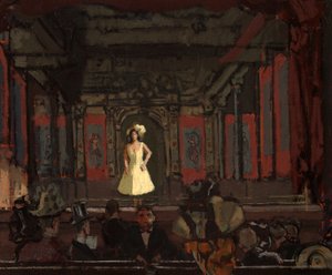 Pałac Odmian Gatti’s Hungerford. Drugi obrót Katie Lawrence ok. 1888 r. autorstwa Walter Richard Sickert