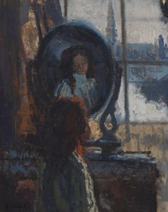 Dziewczyna w lustrze, mała Rachel autorstwa Walter Richard Sickert