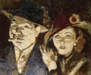 Jack i Jill, ok. 1936-7 autorstwa Walter Richard Sickert