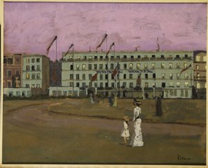 Hotel Royal, Dieppe, ok. 1894 r. autorstwa Walter Richard Sickert