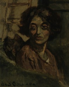 Portret kobiety - Therese Lessore, ok. 1927 autorstwa Walter Richard Sickert