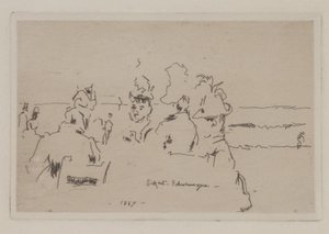 Scheveningen, Kaffeeklatsch (Plotki) autorstwa Walter Richard Sickert