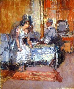 Okiennice, ok. 1912 (olej na płótnie) autorstwa Walter Richard Sickert