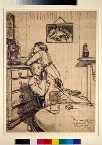 Studiuj dla „Ennui”: Mężulek i Marie autorstwa Walter Richard Sickert