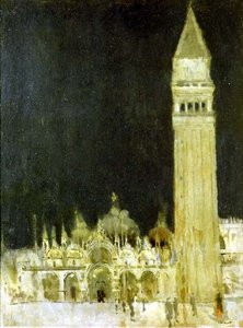 Kampanila, Wenecja, ok. 1896-97 (olej na płótnie) autorstwa Walter Richard Sickert