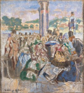 Rzeka [według Johna Gilberta], ok. 1930-31 (olej na płótnie) autorstwa Walter Richard Sickert