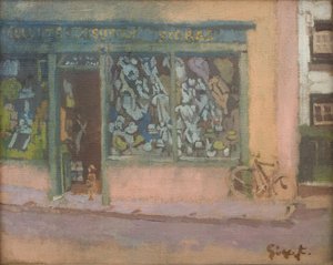 The Shop, Chagford autorstwa Walter Richard Sickert