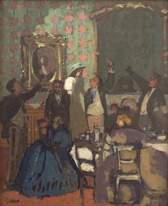 Toast. "Trelawny of the Wells autorstwa Walter Richard Sickert
