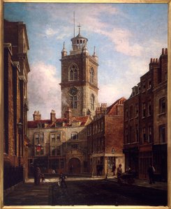 Fore Street i St Giles bez Cripplegate autorstwa Walter Riddle