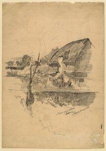 Budynki rolnicze, Niemcy autorstwa Walter Shirlaw