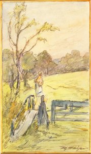The Gate Slide autorstwa Walter Shirlaw