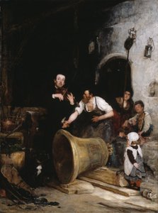 Tonowanie dzwonu, 1874. autorstwa Walter Shirlaw