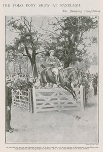 Pokaz polo pony w Ranelagh, konkurs skoków autorstwa Walter Stanley Paget