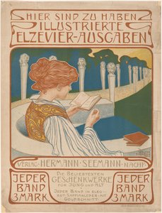 Plakat wydawcy Hermann Seemann Nachfolger autorstwa Walter Tiemann