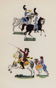 Stara zabawka namalowana przez Waltera Triera (kolorowa litografia) autorstwa Walter Trier