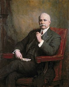 Portret Sir Edwarda Hopkinsona Holdena (1848-1919) Pierwszy Baronet 1911