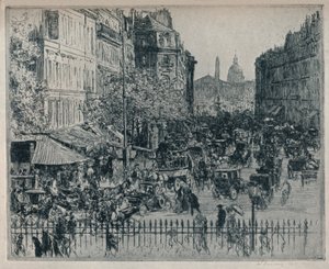 Rue Royale, Paryż, c1913 autorstwa Walter Zeising