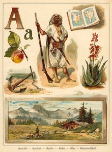 Litera A (chromolitho)