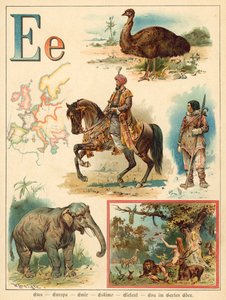 Litera E (chromolitho)