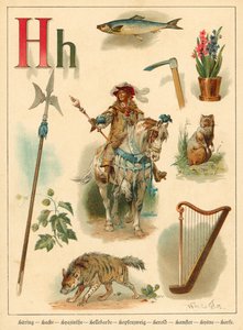 Litera H (chromolitho)