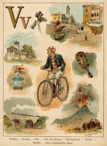 Litera V (chromolitho)