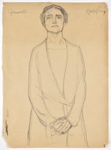 Portret damy autorstwa Walther Gamerith