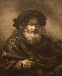 Bez tytułu: Rembrandtesque Old Man, XX wiek. autorstwa Waltner