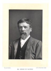 George Du Maurier, brytyjski pisarz i artysta, ok. 1895.