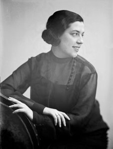 Portret Anity Pittoni, ok. 1933 r. (zdjęcie czarno-białe)