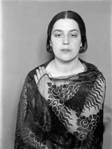 Portret Anity Pittoni, ok. 1933 r. (zdjęcie czarno-białe)