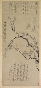 Śliwkowe kwiaty autorstwa Wang Shishen