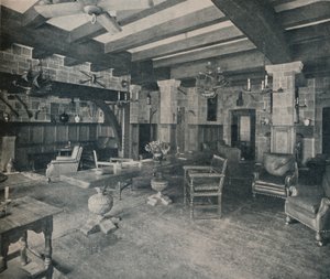 „Sala Buccaneera, Carlyle Club, Piccadilly”, 1915 autorstwa Waring and Gillow